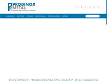 Tablet Screenshot of prodinoxmetal.com
